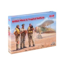 ICM32106 - British Pilots In Tropical Uniform (1939-1943) 3 Figures