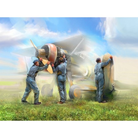 ICM32107 - WWII British Ground Personnel (1939-1945) 3 Figures