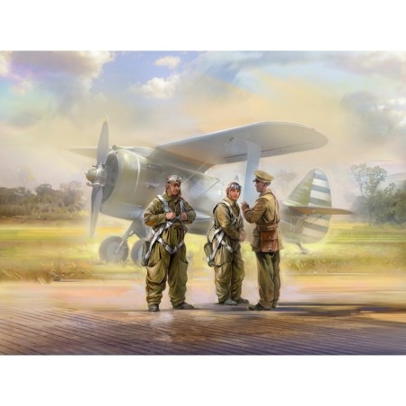 ICM32115 - WWII China Guomindang AF Pilots 3 Figures
