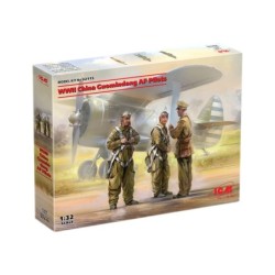 ICM32115 - WWII China Guomindang AF Pilots 3 Figures