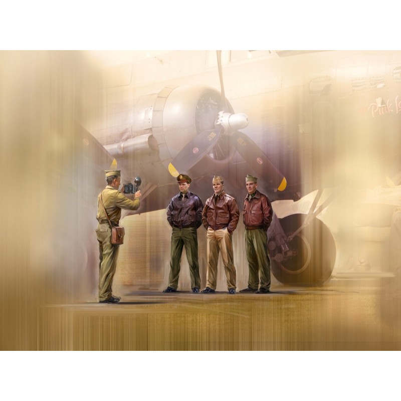 ICM32116 - Photo To Remember, USAAF Pilots (1944-1945) 4 Figures