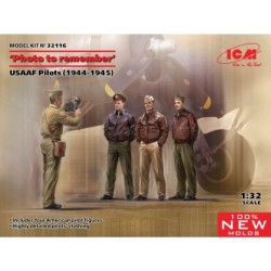 ICM32116 - Photo To Remember, USAAF Pilots (1944-1945) 4 Figures