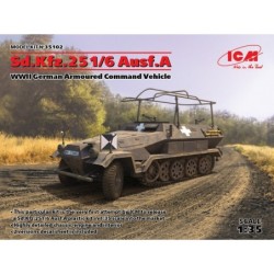 ICM35102 - Sd.Kfz.251/6 Ausf.A, WWII German Armoured Command Vehicle