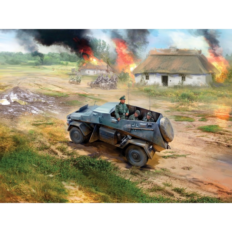 ICM35111 - Sd.Kfz. 247 Ausf.B with 4 Crew Figures