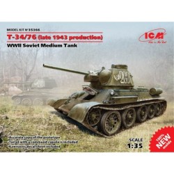 ICM35366 - Т-34/76 (Late 1943 Production), WWII Soviet Medium Tank