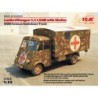 ICM35417 - Lastkraftwagen 3,5 t AHN with Shelter, WWII German Ambulance Truck