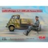 ICM35418 - Lastkraftwagen 3,5 t AHN with 4 German Driver Figures