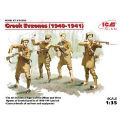 ICM35562 - Greek Evzones Infantry (1940-1941) 4 Figures