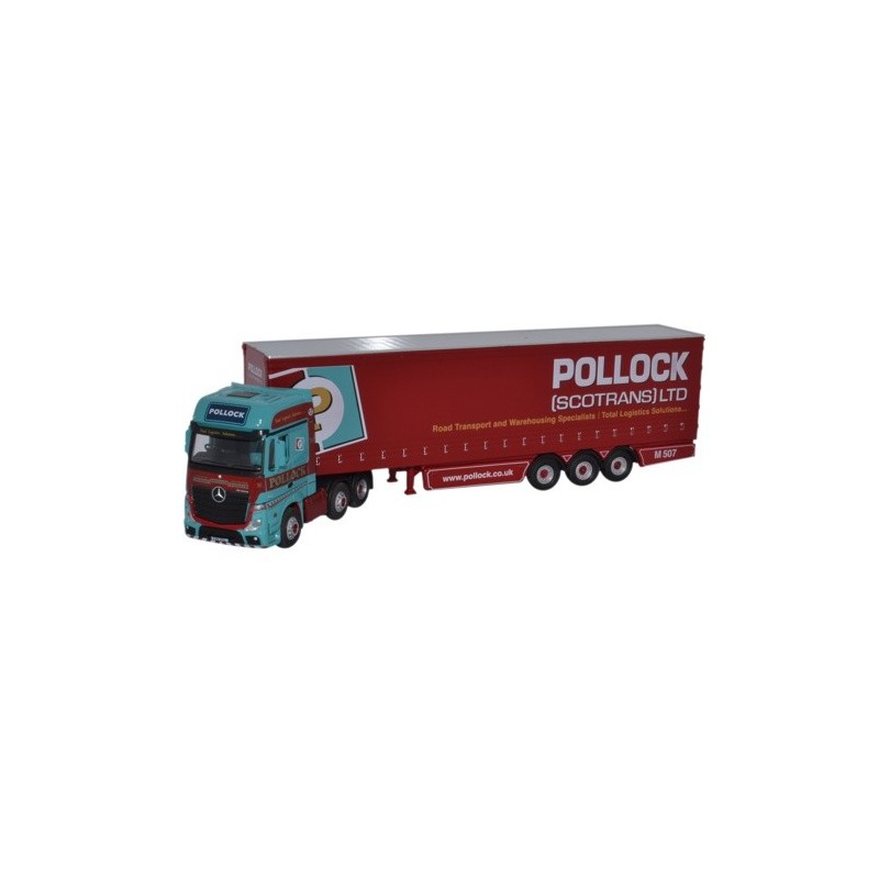 76MB002 - Mercedes MP4 GSC Actros Curtainside Pollock