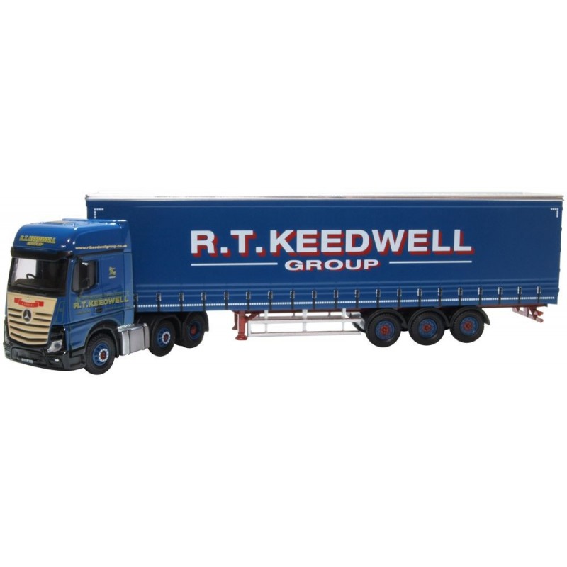 76MB011 - Mercedes Actros GSC Curtainside R T Keedwell