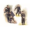ICM35614 - German Armoured Vehicle Crew (1941-1942) 4 Figures & Cat