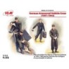 ICM35614 - German Armoured Vehicle Crew (1941-1942) 4 Figures & Cat