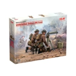 ICM35646 - WWII British Vickers MG Crew (Vickers MG & 2 Figures)