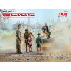 ICM35647 - WWII French Tank Crew 4 Figures