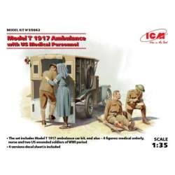 ICM35662 - Model T 1917 Ambulance with US Medical Personnel