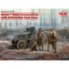 ICM35670 - Model T RNAS Armoured Car with 4 WWI British Tank Crew Figures