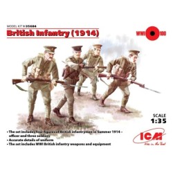 ICM35684 - British Infantry (1914) 4 Figures