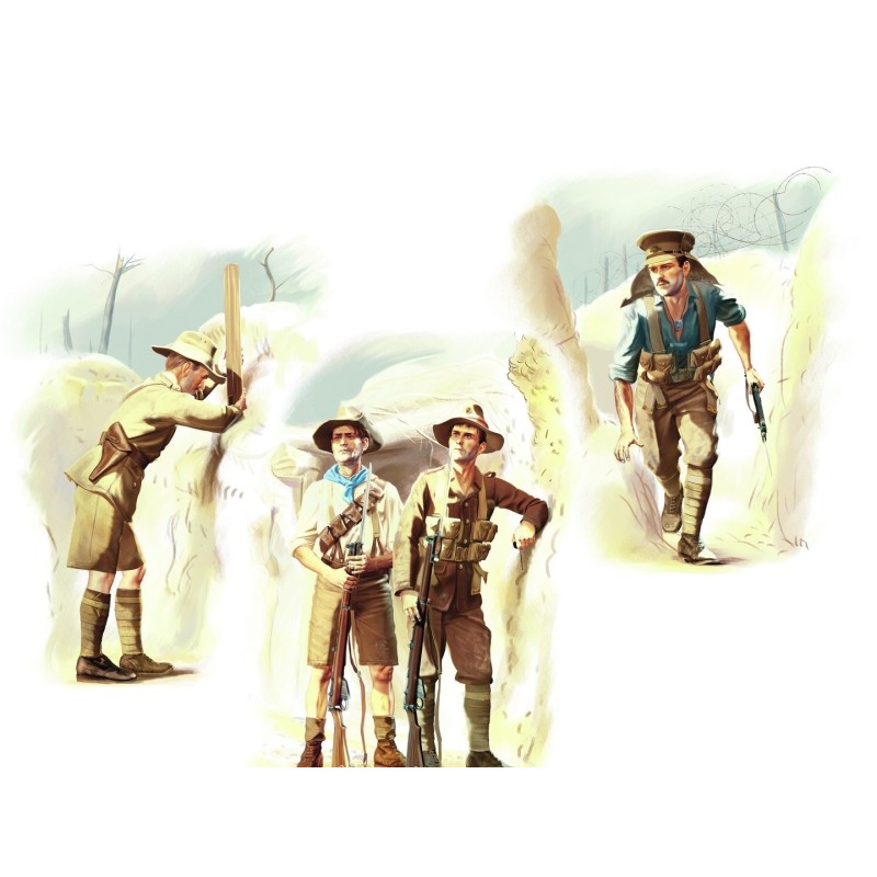 ICM35685 - ANZAC Infantry (1915) 4 Figures