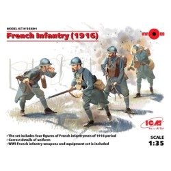 ICM35691 - French Infantry (1916) 4 Figures