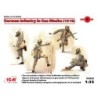 ICM35695 - German Infantry In Gas Masks (1918) 4 Figures
