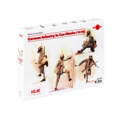 ICM35695 - German Infantry In Gas Masks (1918) 4 Figures