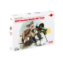 ICM35698 - WWI Russian Maxim MG Team 2 Figures