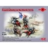ICM35705 - French Infantry on the March (1914) 4 Figures