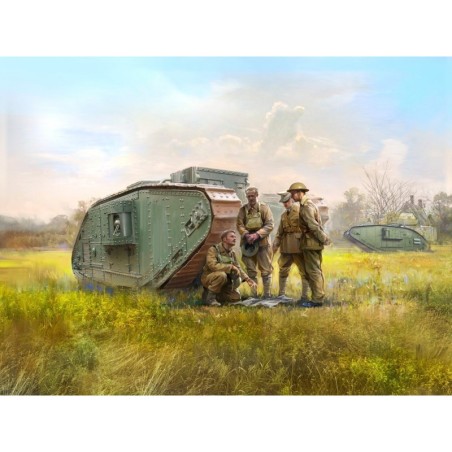 ICM35708 - WWI British Tank Crew 4 Figures