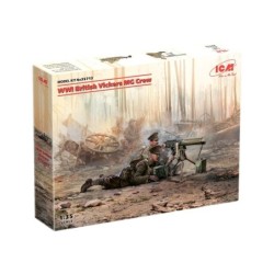ICM35713 - WWI British Vickers MG Crew (Vickers MG & 2 Figures)