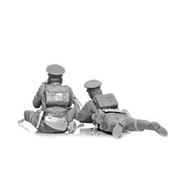 ICM35713 - WWI British Vickers MG Crew (Vickers MG & 2 Figures)