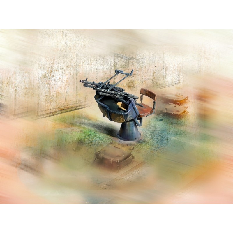 ICM35714 - Zwillingssockel 36, WWII German Anti-Aircraft Machine Gun Mount