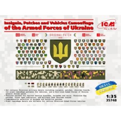 ICM35748 - Chevrons of Personnel & Camouflage of Military Vehicles of the Ukrainian Army
