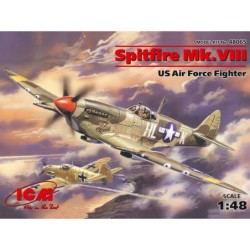 ICM48065 - Spitfire Mk.VIII, WWII USAAF Fighter Plane