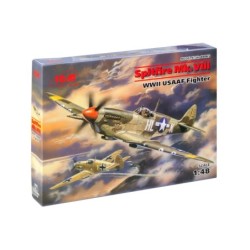 ICM48065 - Spitfire Mk.VIII, WWII USAAF Fighter Plane