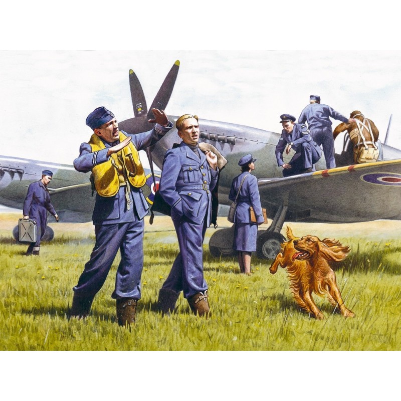 ICM48081 - RAF Pilots & Ground Personnel (1939-1945) 7 Figures