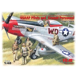 ICM48083 - USAAF Pilots & Ground Personnel (1941-1945) 5 Figures