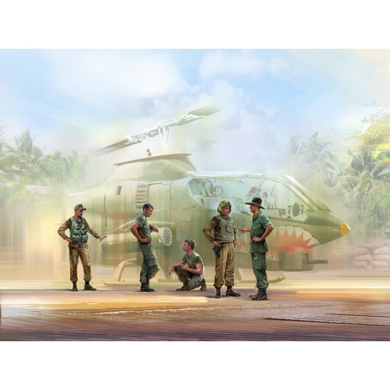 ICM48089 - U.S. Helicopter Pilots (Vietnam War) 5 Figures