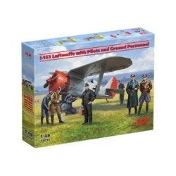 ICM48094 - I-153 with Luftwaffe Pilots & Ground Personnel (7 Figures)