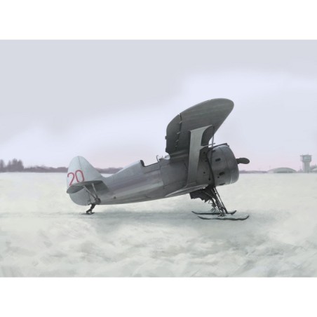 ICM48096 - I-153, WWII Soviet Biplane Fighter (Winter Version)