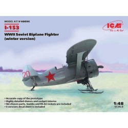 ICM48096 - I-153, WWII Soviet Biplane Fighter (Winter Version)