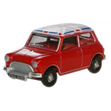 76MN001 - Tartan Red/Union Jack Austin Mini