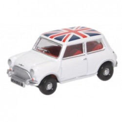 76MN011 - Austin Mini Cooper White Union Jack