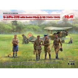 ICM48254 - U-2/Po-2VS with Soviet Pilots & GP (1943-1945) 7 Figures