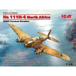 ICM48265 - He 111H-6 North Africa, WWII German Bomber