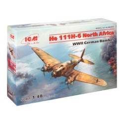 ICM48265 - He 111H-6 North Africa, WWII German Bomber