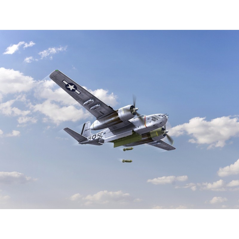 ICM48282 - A-26B-15 Invader, WWII American Bomber