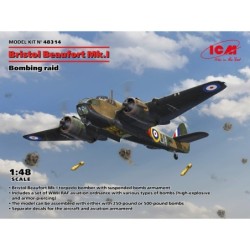 ICM48314 - Bristol Beaufort Mk.I Bombing Raid Plane