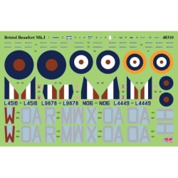 ICM48314 - Bristol Beaufort Mk.I Bombing Raid Plane