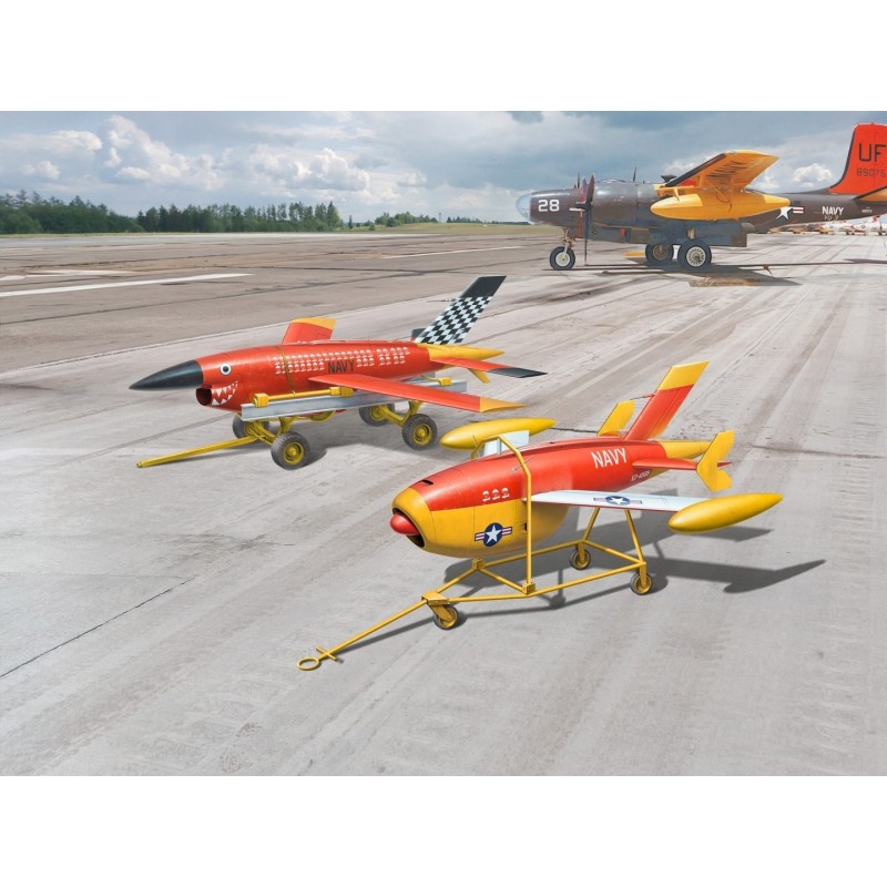 ICM48399 - U.S. Aerial Target Drones (Set of 2 Drones & 2 Trailers)