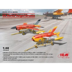 ICM48399 - U.S. Aerial Target Drones (Set of 2 Drones & 2 Trailers)